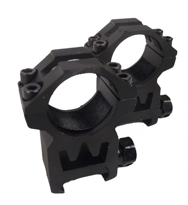 Milbro High Weaver Mounts x 2 (20mm)