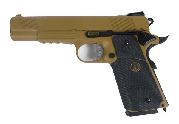 WE-Tech 1911 MEU Airsoft Pistol - Tan