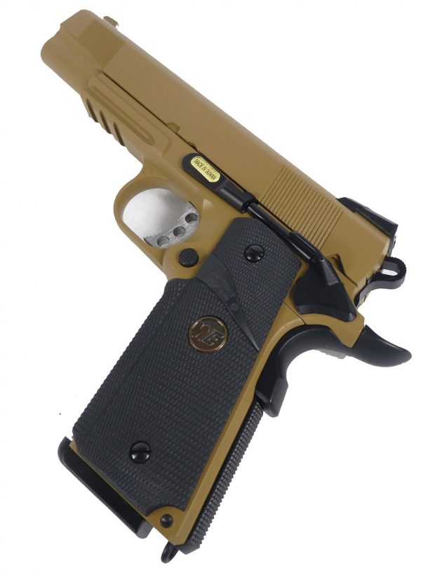 WE-Tech 1911 MEU Airsoft Pistol - Tan - Image 4