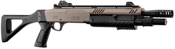 FABARM STF 12 11" Compact Tri-Shot Airsoft Shotgun - Tan