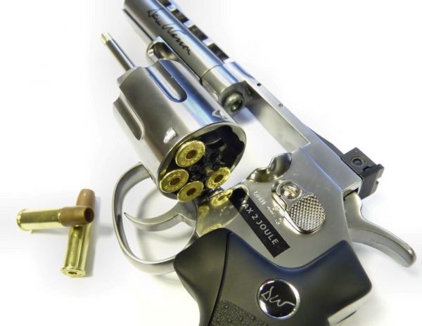 Dan Wesson CO2 Revolver Chrome 4 Inch - Image 4