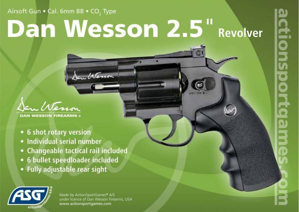 Dan Wesson CO2 Revolver Black 2.5 Inch - Image 5