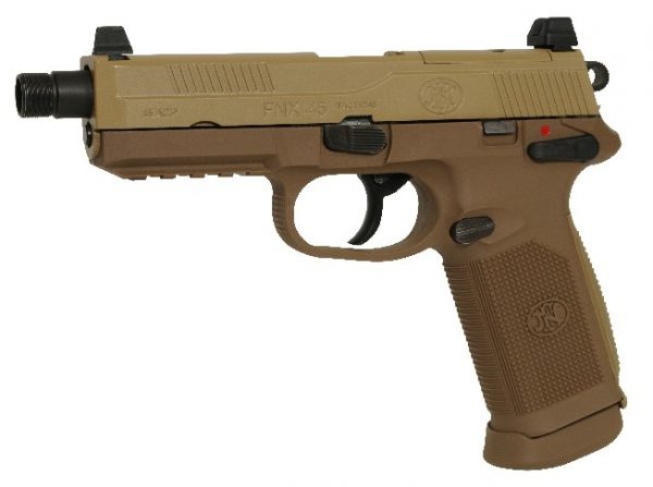 Cybergun FN FNX-45 Tactical Airsoft Pistol - Tan - Image 2