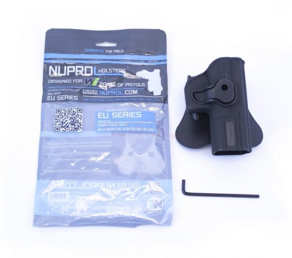 Nuprol EU Glock Airsoft Paddle Holster - Black - Image 3