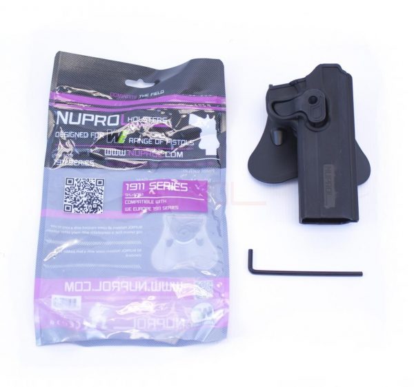 Nuprol 1911 Airsoft Paddle Holster - Black - Image 3