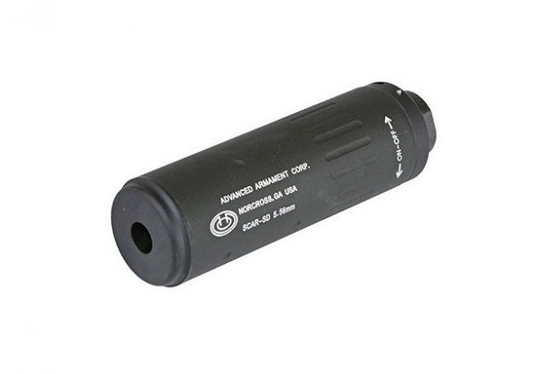 Airsoft Gun QD Silencer & Flash Hider 110mm x 35mm - Image 2