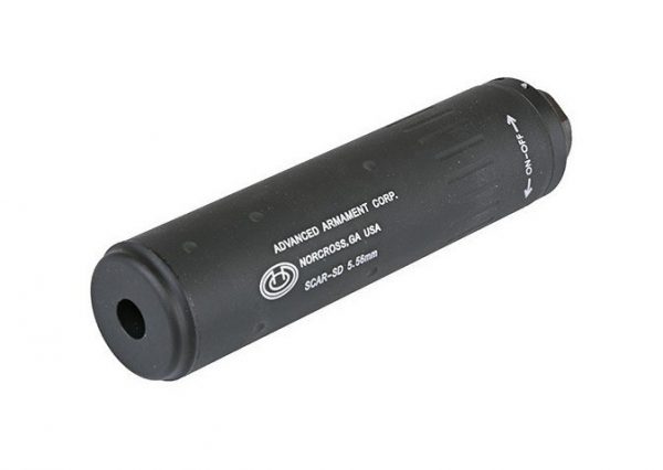 Airsoft Gun QD Silencer & Flash Hider 142mm x 35mm - Image 3
