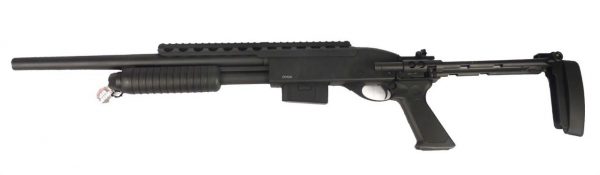 A&K Tactical Stock Shotgun - Black - Image 5