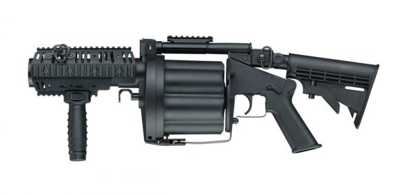 ICS Short MGL 6 Round Grenade Launcher - Black - Image 2