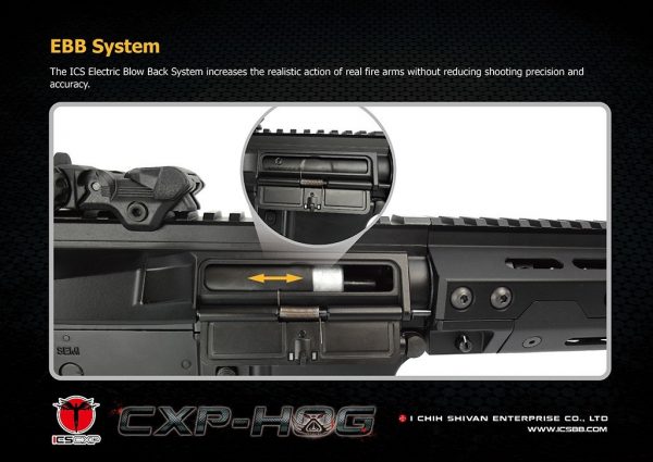 ICS CXP HOG Rear Wired Airsoft Gun - Discontinued - Image 10