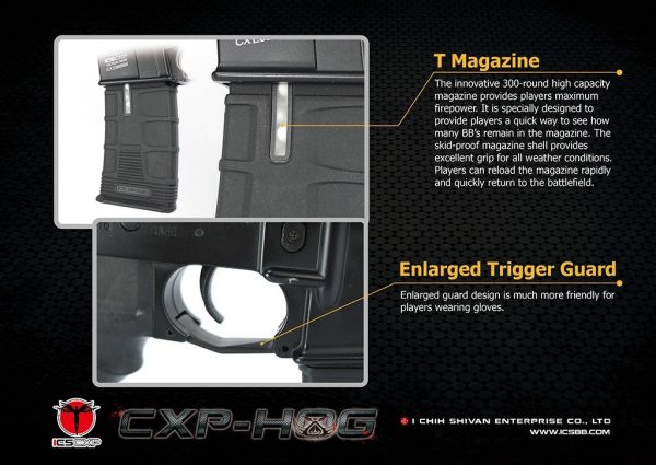 ICS CXP HOG Rear Wired Airsoft Gun - Discontinued - Image 16
