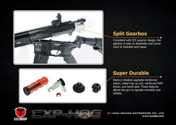ICS CXP HOG Rear Wired Airsoft Gun - Discontinued - Image 19