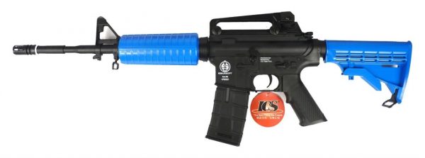 2 Tone ICS M4A1 Sportline Airsoft Gun - Blue - Image 4