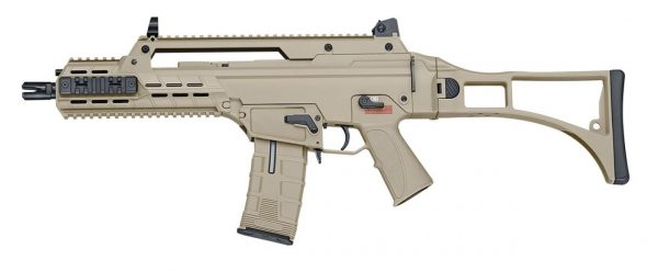ICS G33F Folding Stock Airsoft Rifle - Tan - Discontinued - Image 3
