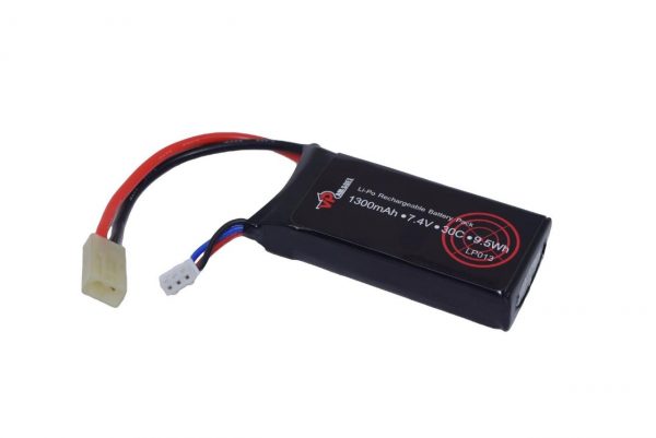 1300 mAh 7.4v 30c LiPo Mini Pack - Image 2
