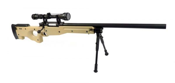Well Warrior Upgraded Version MB01 L96 Spring Sniper Rifle - Tan