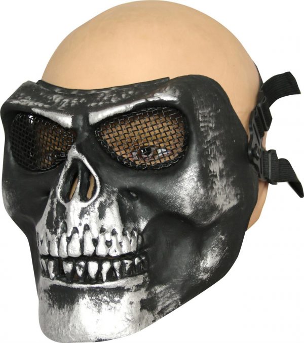 Viper Hard Shell Mesh Airsoft Skull Mask - Image 2