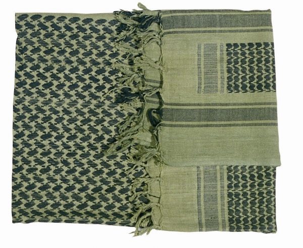 Web-Tex Shemagh Scarf - Green/Black - Image 2