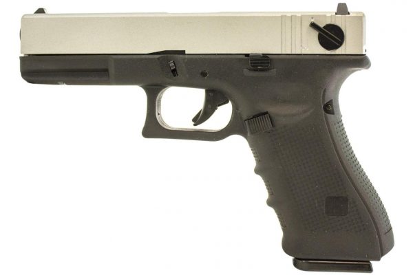 Raven EU18 GBB Airsoft Pistol - Black/Silver