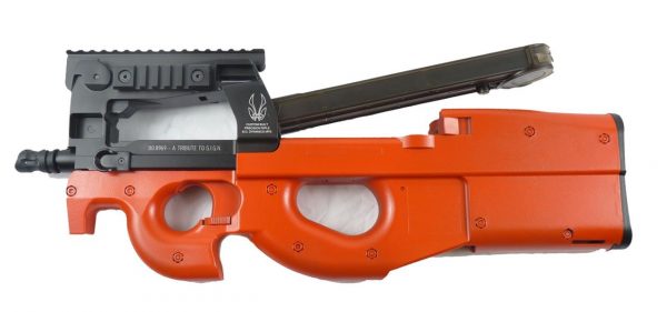 Two Tone King Arms P90 Tactical Airsoft Gun - Red - Discontinued - Image 6