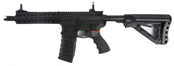 G&G Combat Machine AEG CM16 FFR A2 with ETU Airsoft Gun - Black - Image 2