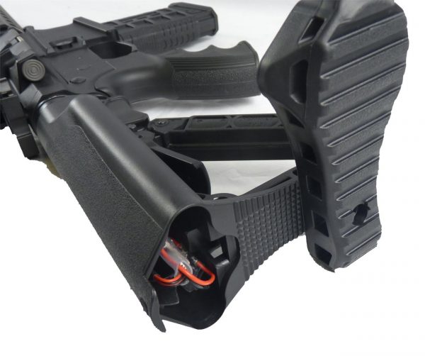 G&G Combat Machine AEG CM16 FFR A2 with ETU Airsoft Gun - Black - Image 4