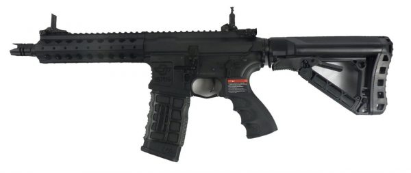 G&G Combat Machine AEG CM16 FFR A2 with ETU Airsoft Gun - Black