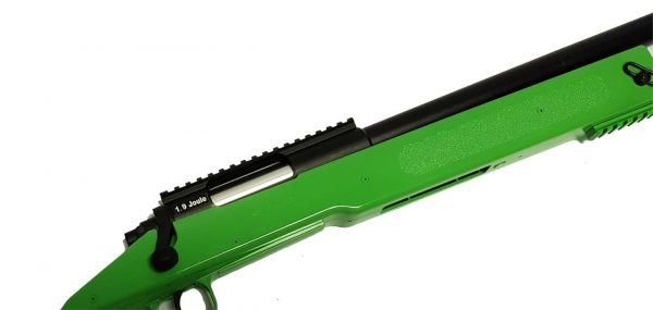 Two Tone Double Eagle M62 Sniper Rifle Airsoft BB Gun - Green - Discontinued - Image 2