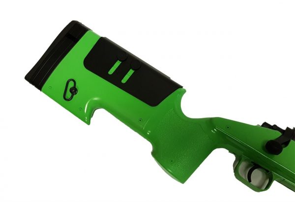 Two Tone Double Eagle M62 Sniper Rifle Airsoft BB Gun - Green - Discontinued - Image 3