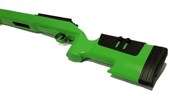 Two Tone Double Eagle M62 Sniper Rifle Airsoft BB Gun - Green - Discontinued - Image 5