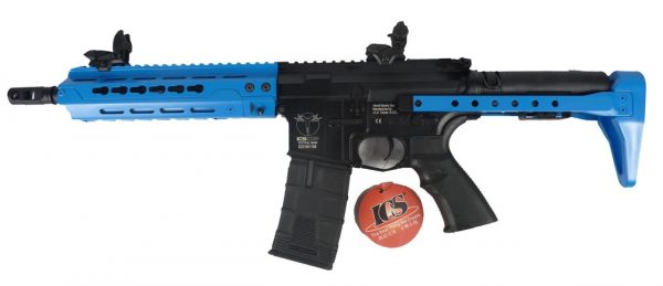 Two Tone ICS CXP HOG QRS Airsoft Gun - Blue - Discontinued - Image 3