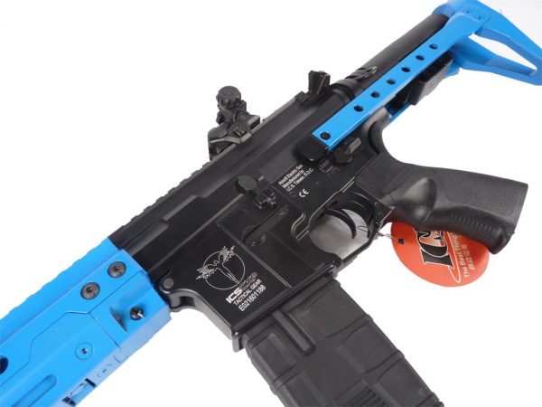 Two Tone ICS CXP HOG QRS Airsoft Gun - Blue - Discontinued - Image 4