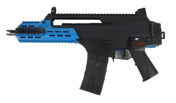 Two Tone ICS G33F Folding Stock Airsoft Rifle - Blue - Discontinued - Image 3