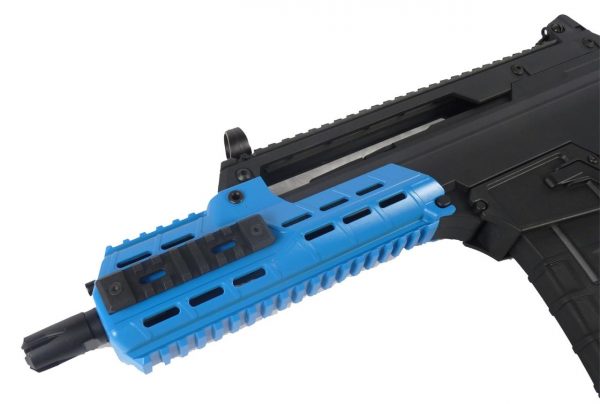 Two Tone ICS G33F Folding Stock Airsoft Rifle - Blue - Discontinued - Image 4