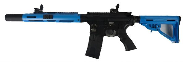 Two Tone ICS CXP-HOG Tubular SD MTR EBB Airsoft Gun - Blue - Discontinued