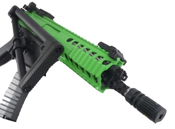 Two Tone D-Boys/Double Bell BI-8002 KAC PDW AEG Metal Body Airsoft Gun - Green - Image 4