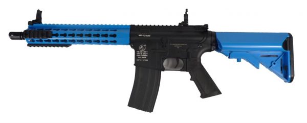 Two Tone Colt M4A1 Keymod Airsoft Rifle Short - Blue