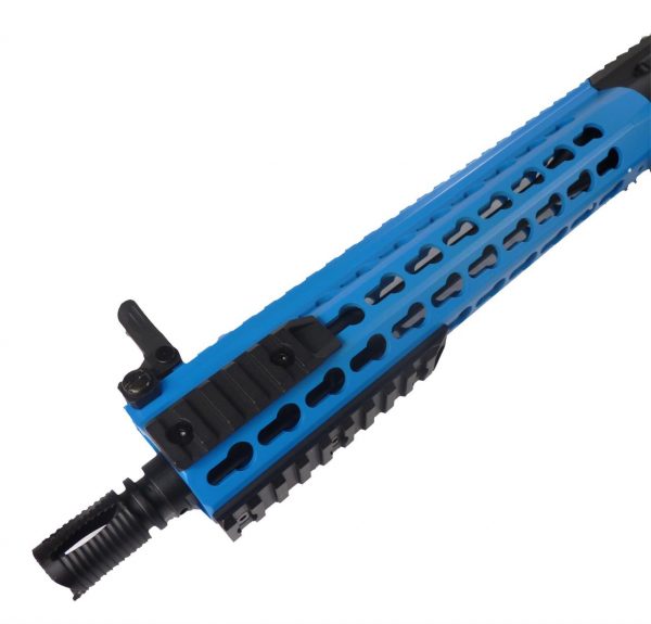 Two Tone Colt M4A1 Keymod Airsoft Rifle Short - Blue - Image 5