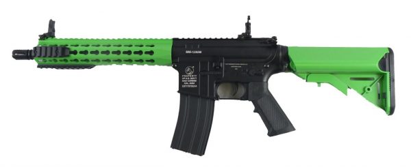 Two Tone Colt M4A1 Keymod Airsoft Rifle Short - Green
