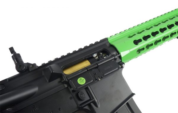 Two Tone Colt M4A1 Keymod Airsoft Rifle Short - Green - Image 3