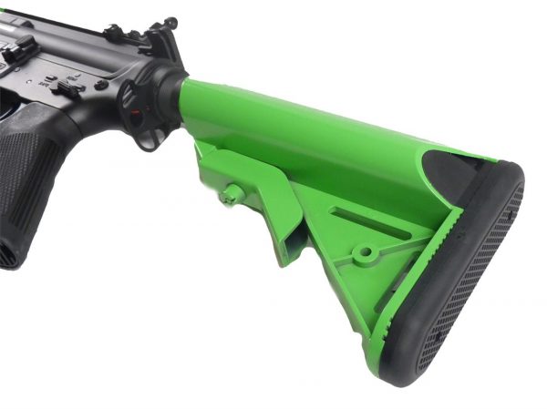Two Tone Colt M4A1 Keymod Airsoft Rifle Short - Green - Image 5