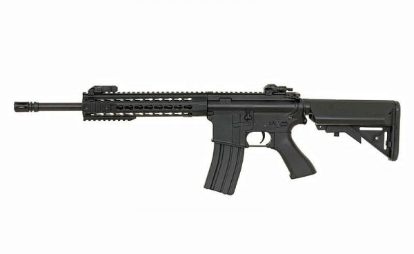 Cyma CM515 M4 Long Keymod Sportline Airsoft Rifle - Black