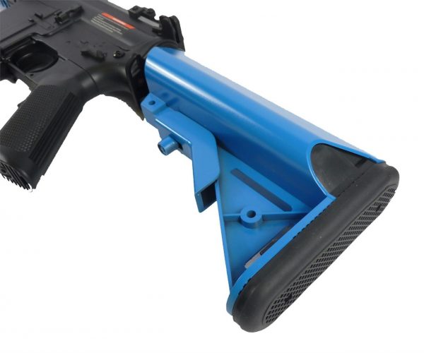 Two Tone Cyma CM513 M4 SD RIS Tactical Sportline Airsoft Rifle - Blue - Image 6
