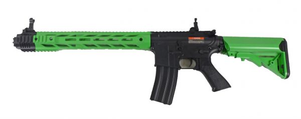 Two Tone Cyma M4 SAI Custom CM518 Sportline Airsoft Rifle - Green