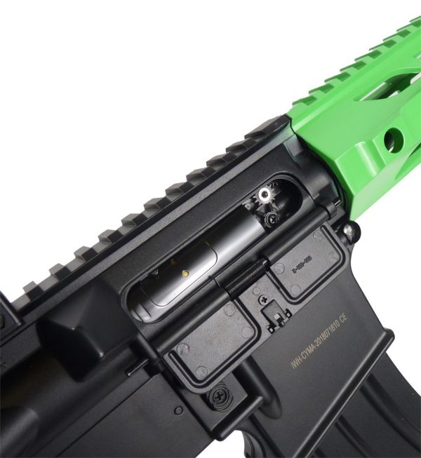 Two Tone Cyma M4 SAI Custom CM518 Sportline Airsoft Rifle - Green - Image 2