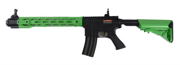 Two Tone Cyma M4 SAI Custom CM518 Sportline Airsoft Rifle - Green - Image 3