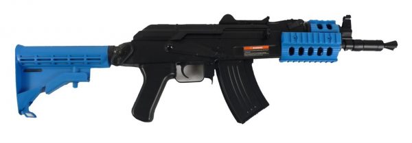 Two Tone Cyma AK47 Tactical CM521C Airsoft Gun - Blue - Image 2