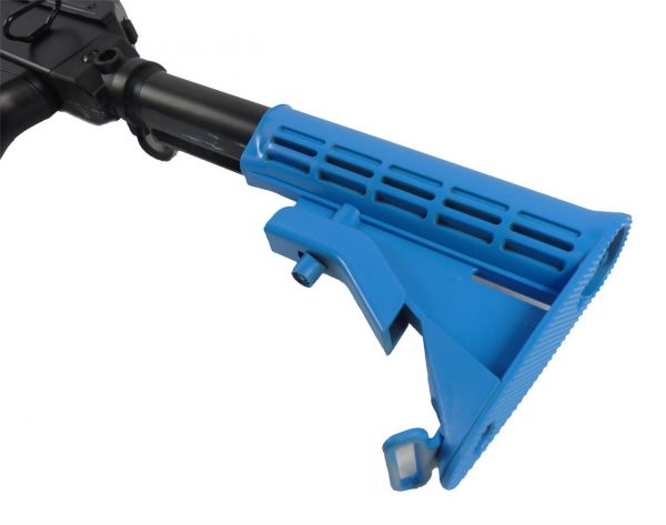 Two Tone Cyma AK47 Tactical CM521C Airsoft Gun - Blue - Image 5