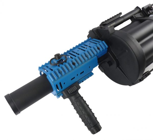 Two Tone ICS Long MGL 6 Round Grenade Launcher - Blue - Image 3