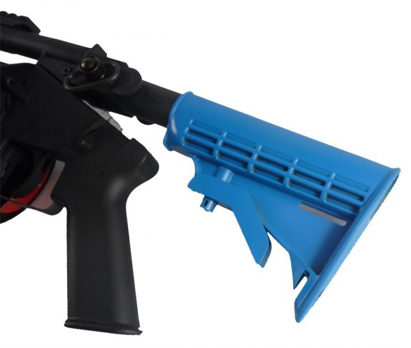 Two Tone ICS Long MGL 6 Round Grenade Launcher - Blue - Image 4